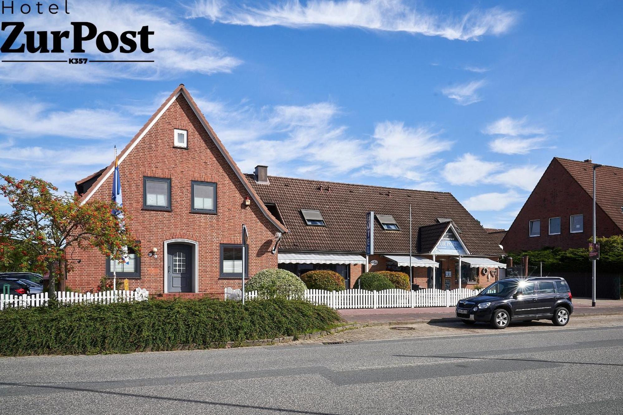 K357 - Hotel & Restaurant "Zur Post" In Otterndorf Bei Cuxhaven Exterior photo